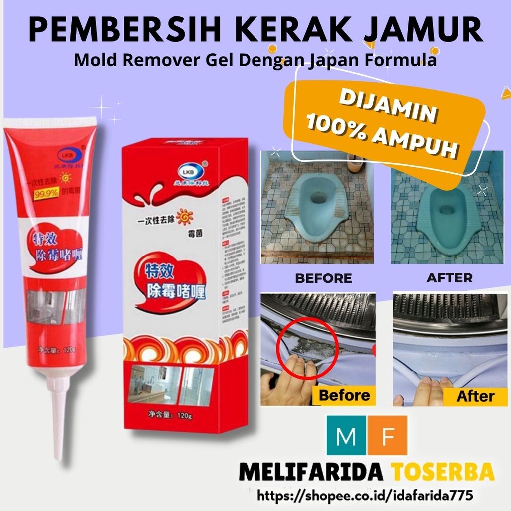 Mold Remover Gel Pembersih Jamur dan Kerak TANPA GOSOK