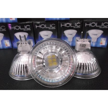 Lampu LED MR16 MR 16 5w - 12v Tusuk HOLIC Paling Terang Hemat