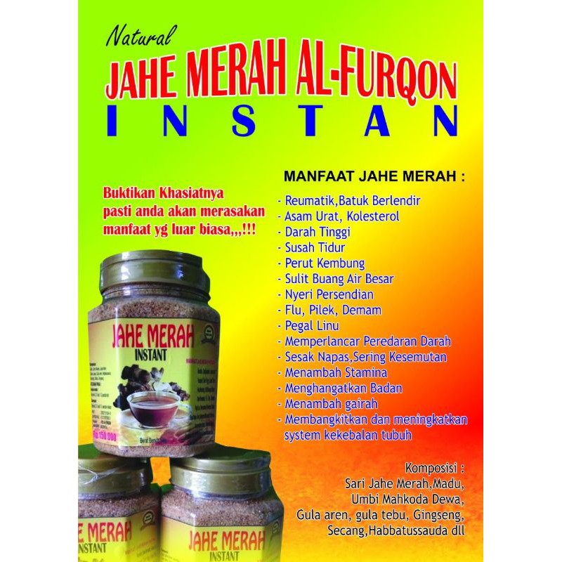 

JAHE MERAH 1 KG