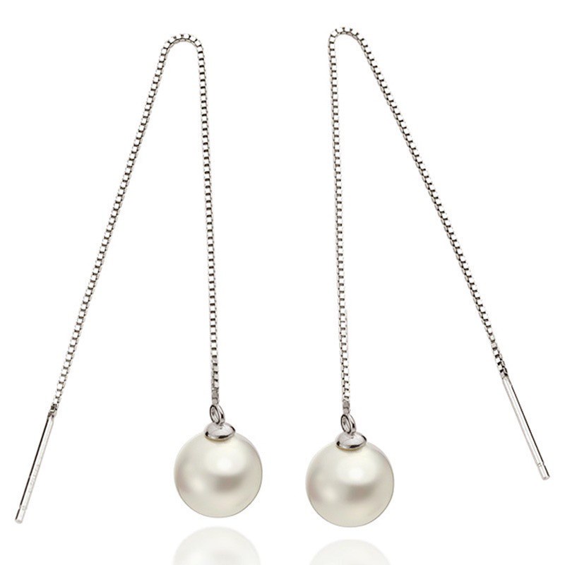 50 buah desain perak Italia 925 anting-anting wanita asli Korea fashion perhiasan anting[tidak mudah luntur] [tidak alergi]-30