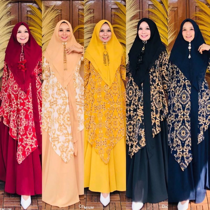 {SIAP KIRIM}DIORA SYAR'I BY OHC/ gamis simple by ohc/ gamis original by ohc