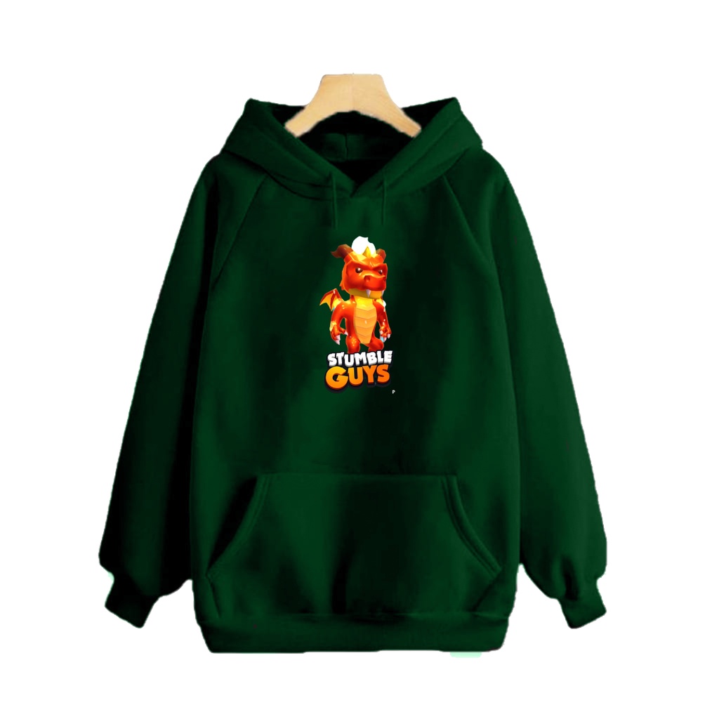 Sweater Hoodie Stumble Game Red Dragon Size M, XL, XXL / COD