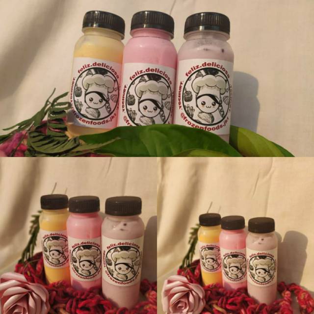 

Frozen Yogurt ada Kemasan 1L, Cup 250ml, dan Botol