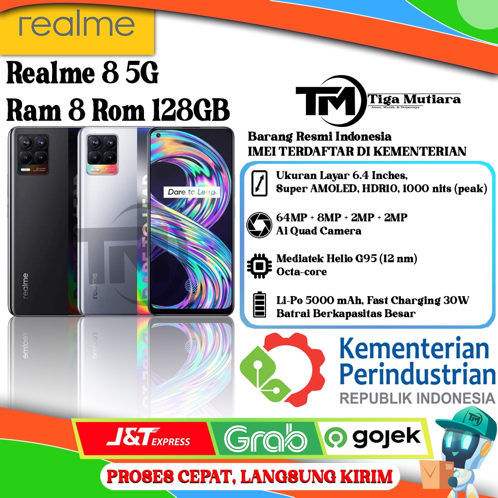 Realme 8 5G Ram 8 Rom 128GB