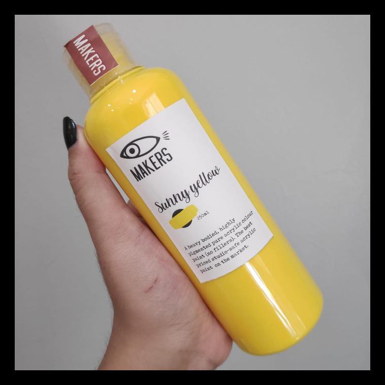 

MURAH Sunny Yellow Acrylic Paint 250ml