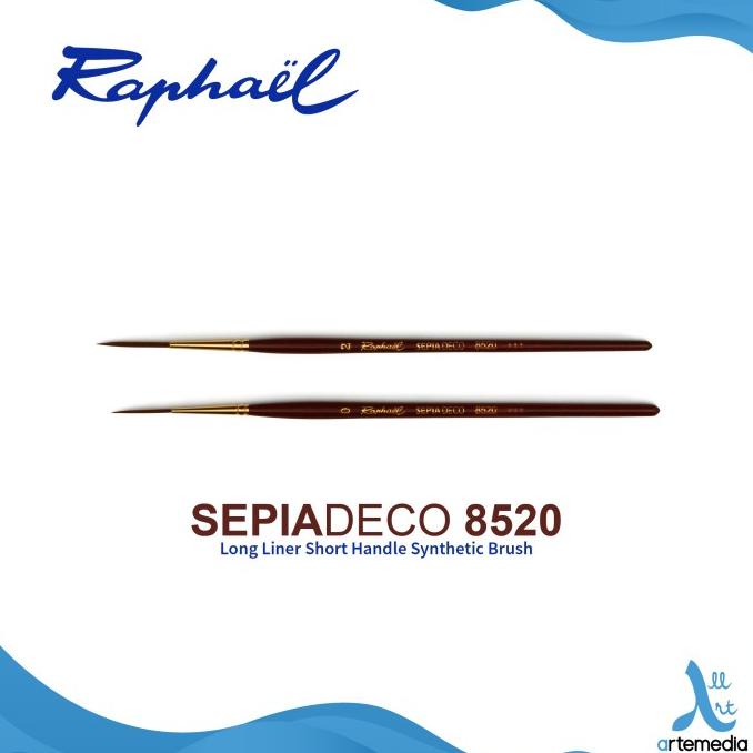 

PROMO Kuas Lukis Raphael 8520 Long Liner Sepia Deco Synthetic Brush SH