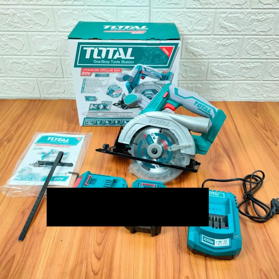 PAKET TOTAL TSLI mesin circular saw cordless set mesin gergaji