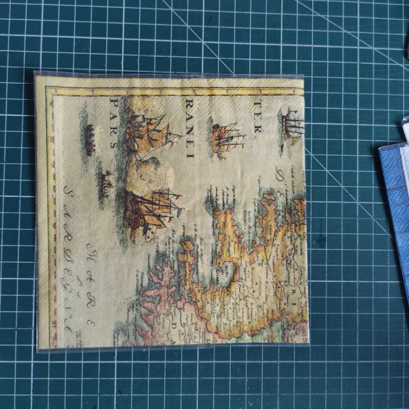 

Tissue Decoupage Nautical