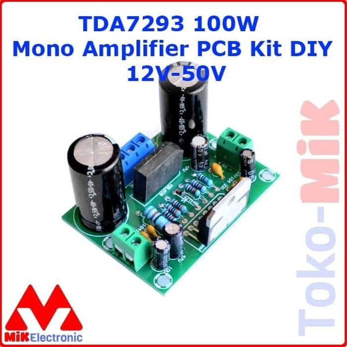 NEW  TDA7293 100W 100 Watt Mono Amplifier PCB Kit DIY 12V-50V MIK robot shopee