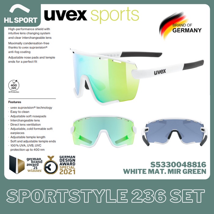 Kacamata Uvex Sport Sportstyle 236 Set Original