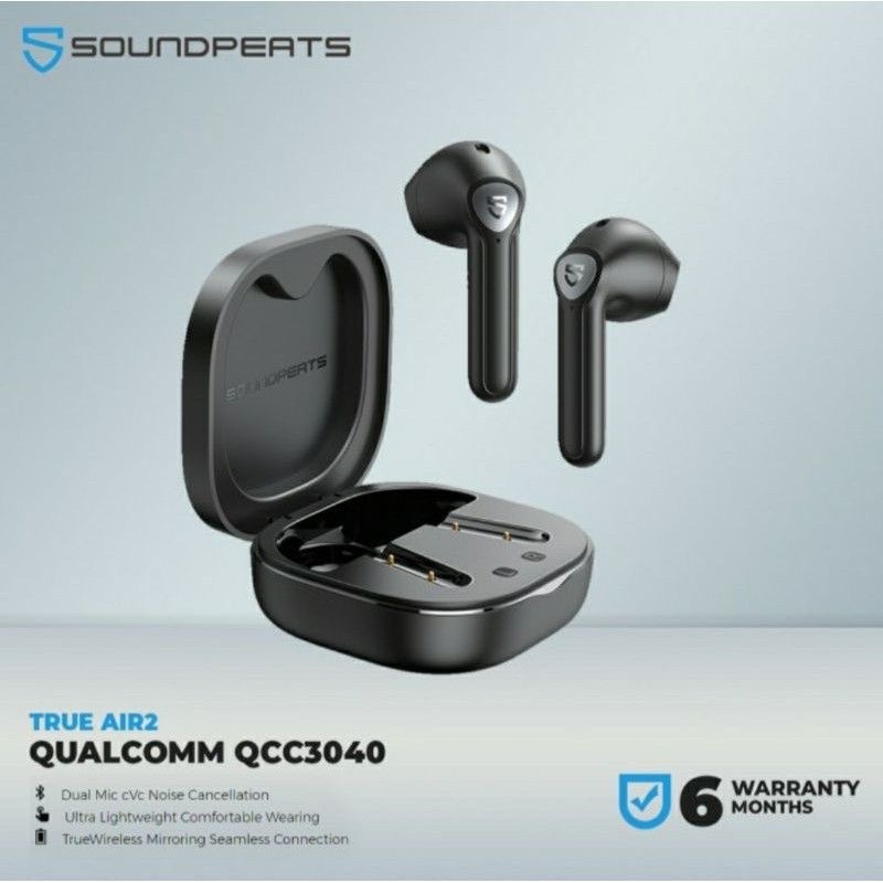 SoundPEATS True Air2 True Wireless Earbuds In-Ear Stereo