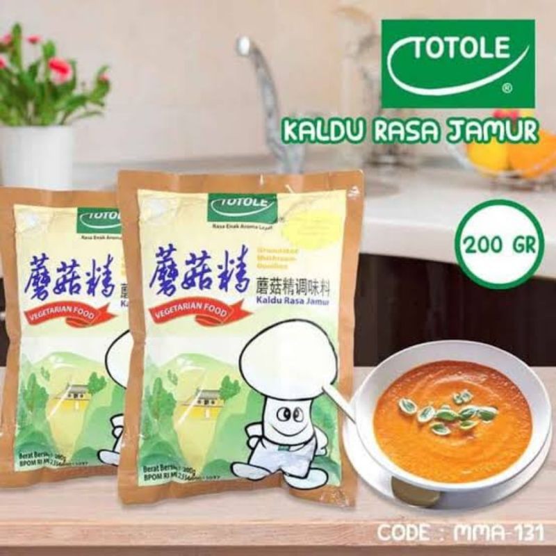 

Kaldu Jamur Totole 200gram