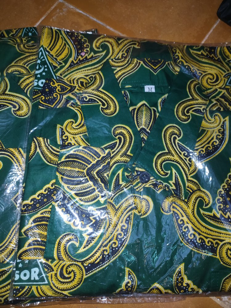 Kemeja Batik Ansor Motif Pisang Bali