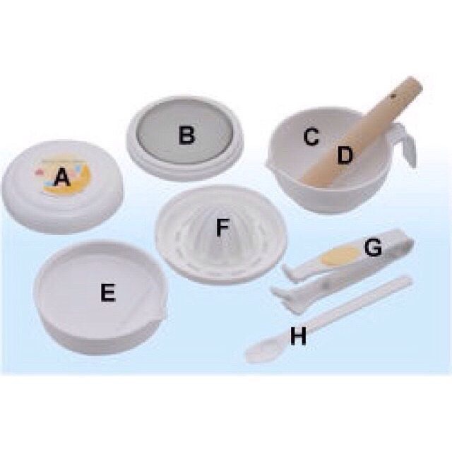 RICHELL LO BABY FOOD COOKING SET B (Peralatan Makan MPASI Bayi)