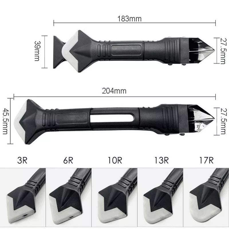 Set Kumplit Alat Perapih dan Pembersih Lem Silikon Sealant Nat Tool Scraper