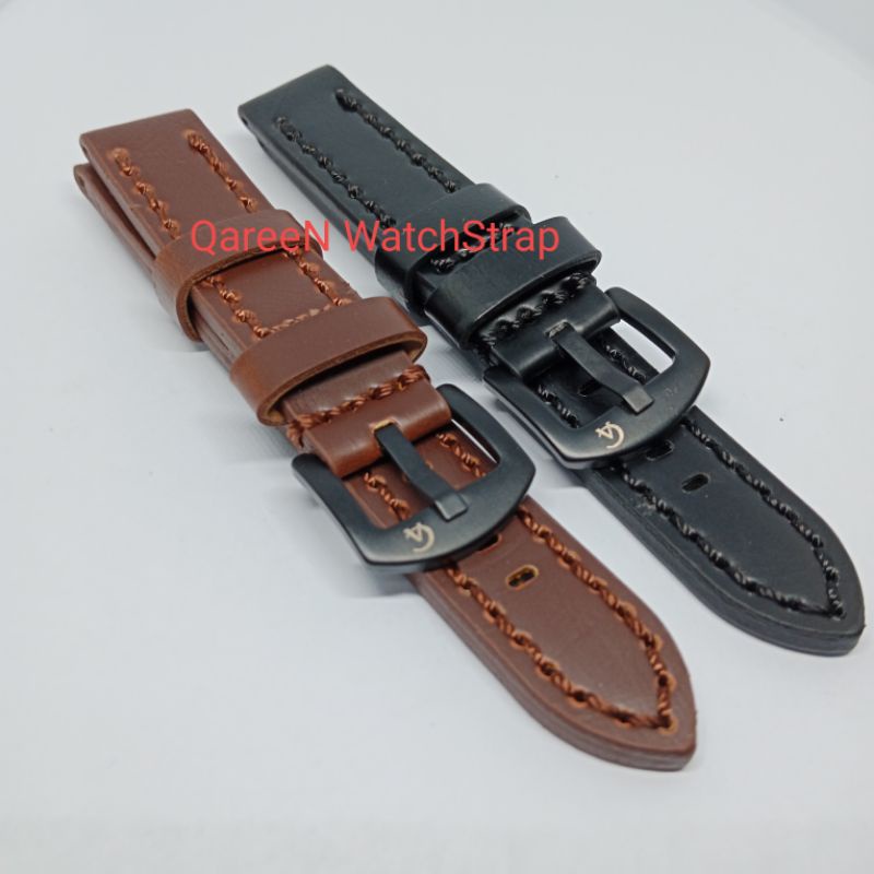 Strap tali jam tangan Alexander Christie 18mm hitam coklat