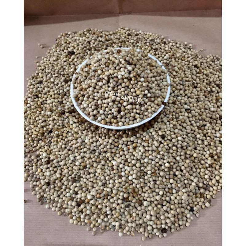 

JUAL 100 GRAM/BUNGKUS LADA PUTIH ASLI MERICA BUMBU DAPUR REMPAH-REMPAH KUALITAS PREMINUM 100 GRAM