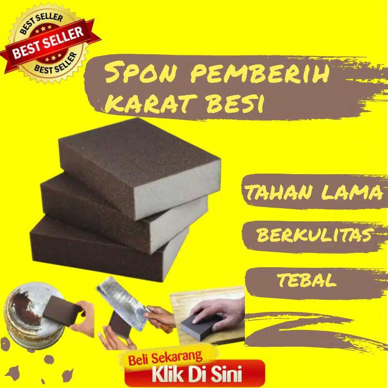 Spons Pembersih Kerak Karat Pot Wajan Magic Spons Busa