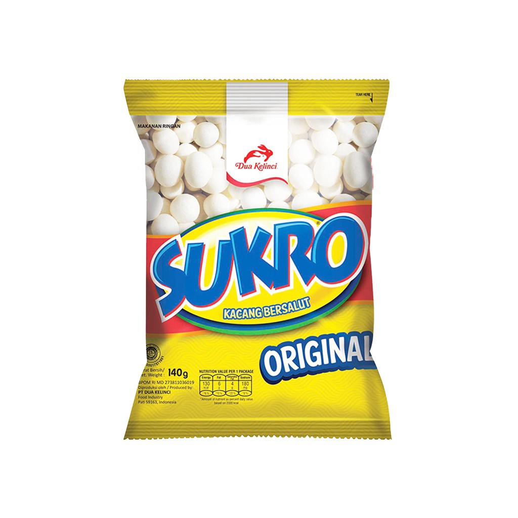 

SUKRO KACANG BERSALUT ORIGINAL & KRIBO 120G