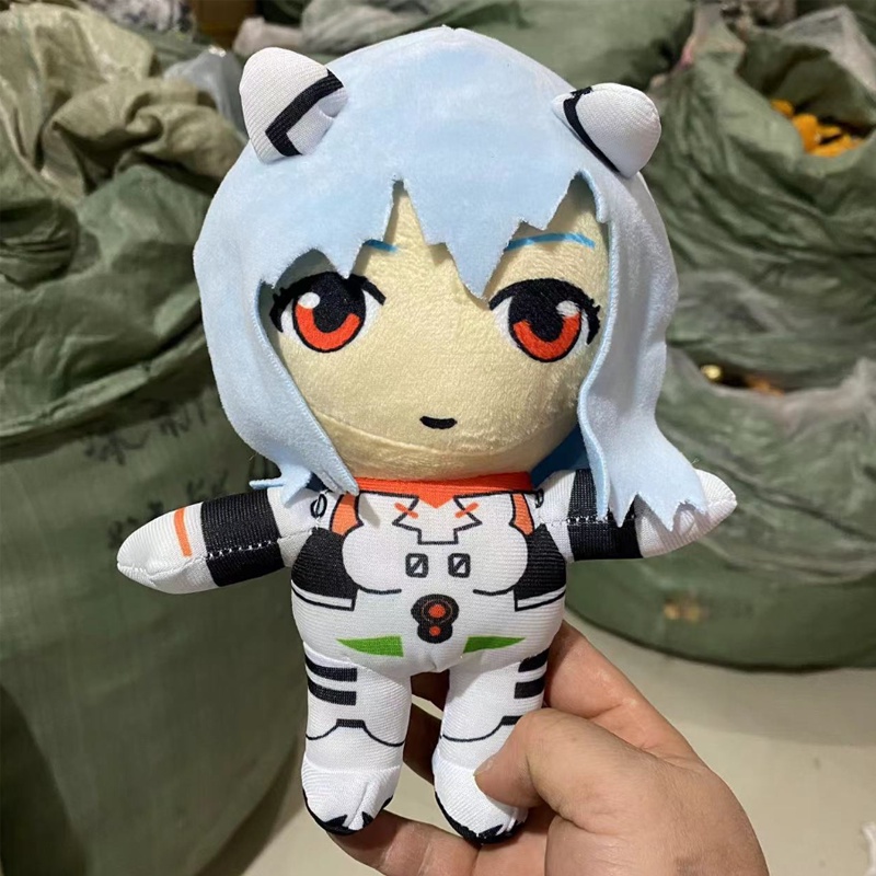 Mainan Evangelion EVA Stuffed Plush Toys Ayanami Fumo Doll Kawaii Merch Birthday Gifts For Kids