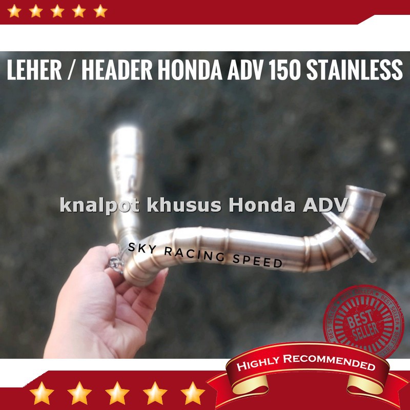 Diskon Leher header knalpot racing honda adv 150