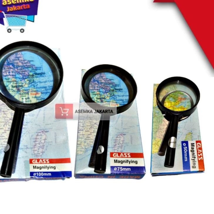 

CSY4k4J--Kaca Pembesar Glass Magnifier import 50 mm - 75mm - 100mm
