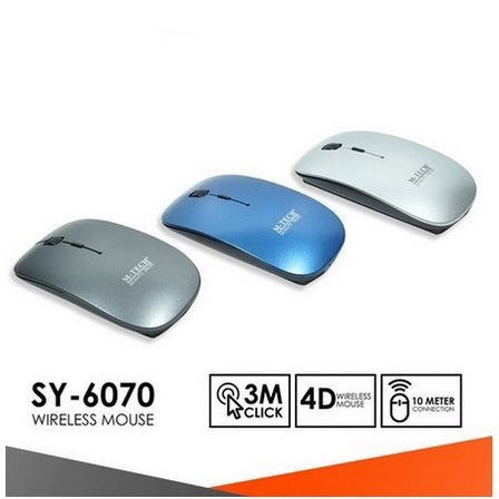 ITSTORE MOUSE WIRELESS MODEL APPLE SLIM 2.4GHz FREE BATERAI BATRE  COMPATIBLE FOR LAPTOP PC KOMPUTER MURAH BERGARANSI