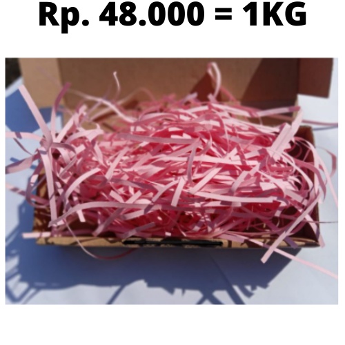 kertas serut - kertas cacah - ketas hampers - kertas cacah kiloan kertas packing 1 KG madiun