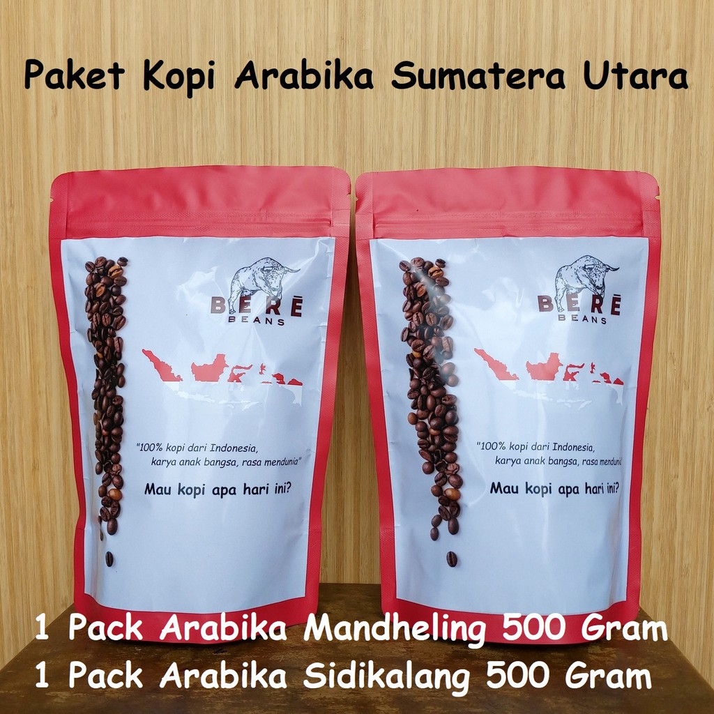 

PAKET KOPI ARABIKA PROVINSI SUMATERA UTARA Mandheling Sidikalang Indonesia 500 GRAM Biji Mandailing