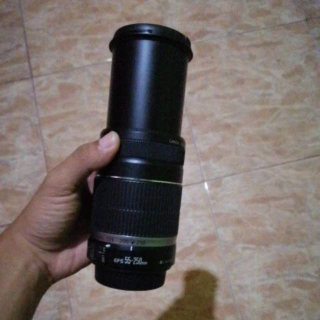 Lensa tele Canon 55-250mm second