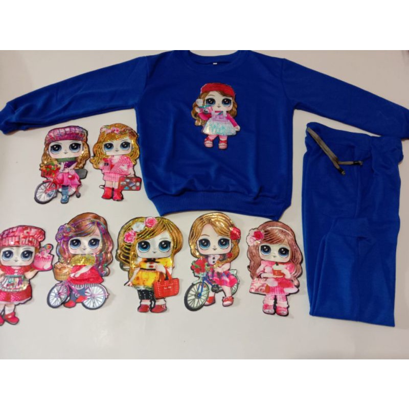 COD, setelan joger olahraga anak usia 7-11,led, bahan,bebytery,Unisex