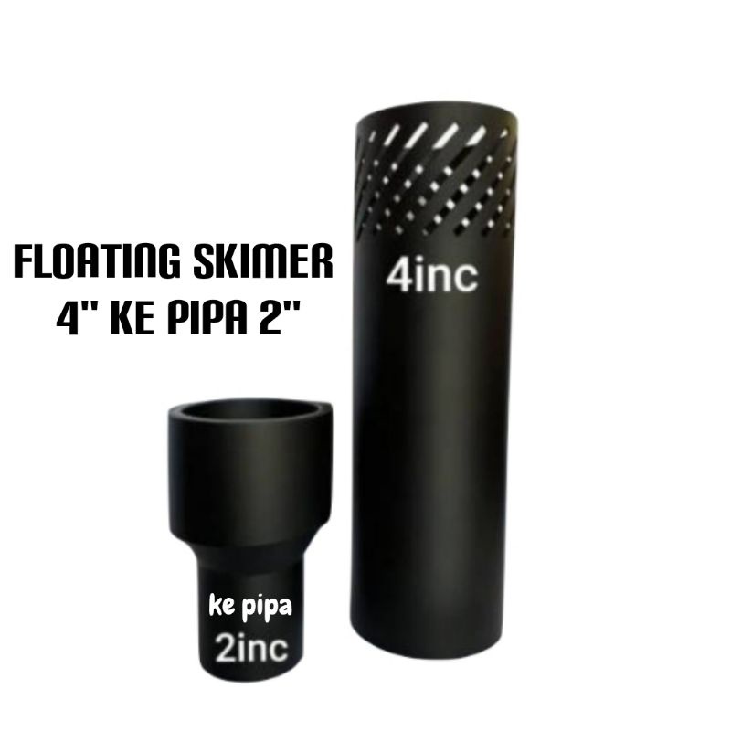 floating skimer 4inc ke 2inc skimer kolam koi skimer apung