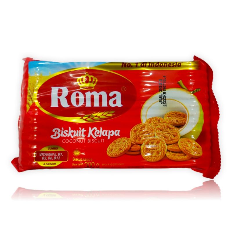 

roma biskuit kelapa 300gr - biskuit rasa kelapa asli - makanan ringan enak murah