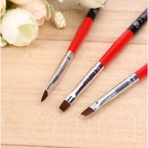 

1 set 3 pcs nylon brush dental bisa untuk composite anterior