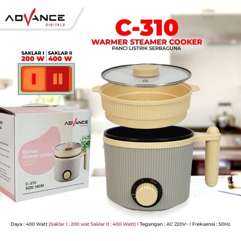 Panci Elektrik Multifungsi Advance C 310 Multi Fungsi Serbaguna C310