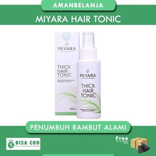 MIYARA Hair Tonic - Perawatan Rambut, Penumbuh Rambut &amp; Vitamin Untuk Menyuburkan Rambut Anti Rontok