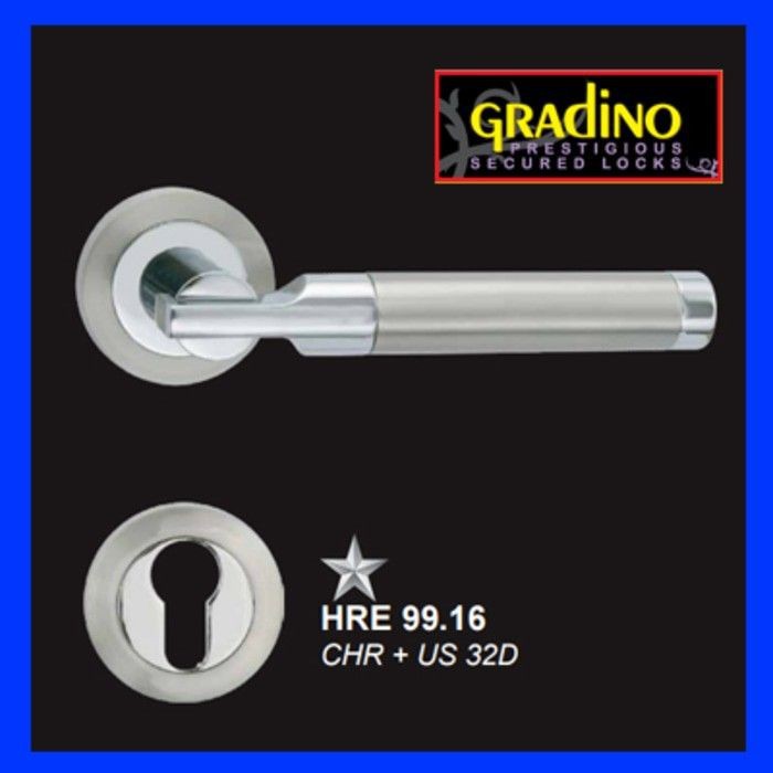 GRADINO - GAGANG PINTU/HANDLE PINTU GRADINO HRE 99.16 STAINLESS STEEL SUS 304