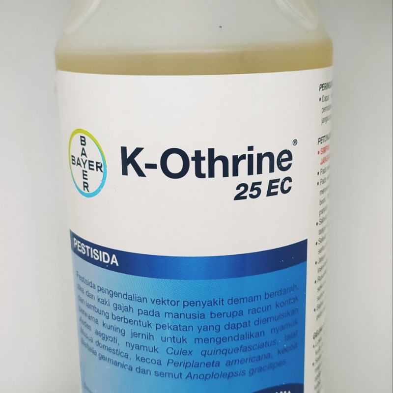 OBAT FOGGING HAMA AMPUH K-OTHRINE 25EC Produk BAYER 1 Liter