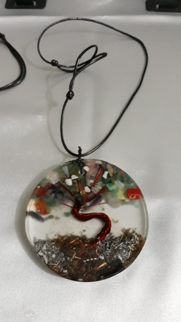 Kalung Kesehatan Orgonite Orgonit Orgone Tree Of Life Pendant Cocok Juga Gantungan Mobil