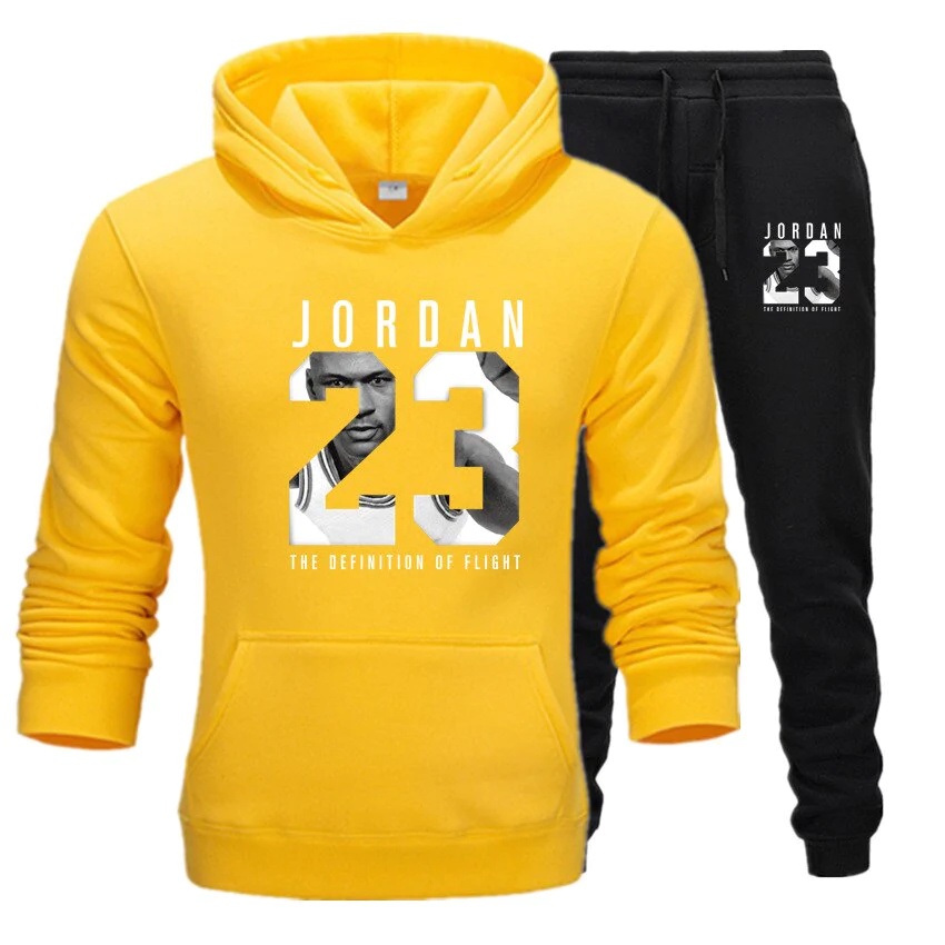 Setelan Celana Jogger &amp; Jumper Hoodie JORDAN23 II Set sweater Hoodie dan Celana Joger Panjang ( Pria &amp; Wanita )