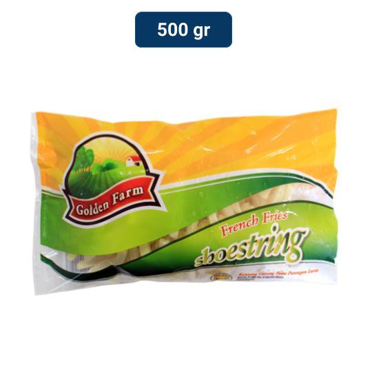 

Golden Farm Shoestring 500gr Kentang Goreng