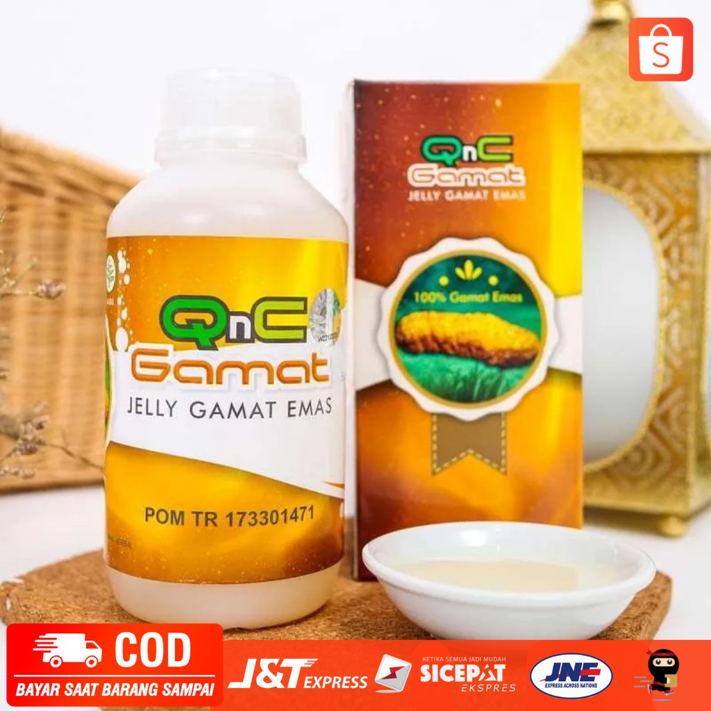 Jelly Gamat QnC Teripang Emas 100% Original Herbal Segala Penyakit - Agen Pekanbaru