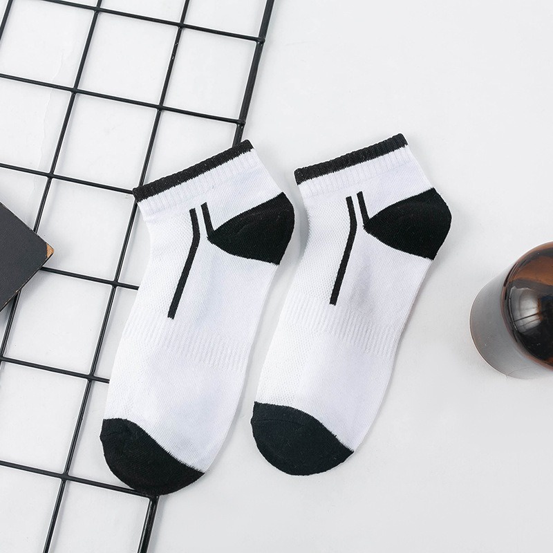 Kaos Kaki Ankle Pendek Lucu Tebal 1kg muat 86pcs Motif Brown Import Lembut GANNISE KK0002-KK0011 WHITEBLACK