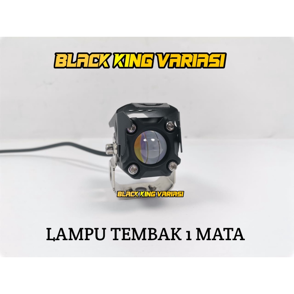 Lampu Tembak SQL 1 Mata Lampu Tembak Q5 Warna Putih Kuning Lampu Sorot Laser 2 Warna Mini Shooting Light Lampu Depan Motor