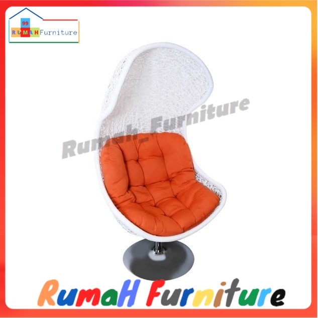 Kursi Ayunan Kursi Teras Putar Kursi Santai dengan Bantalan