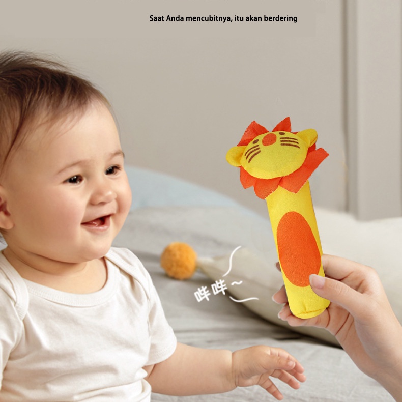 Mainan Tangan Bayi Bunyi Baby Hand Rattle Toy Stick/Tongkat BB bayi/Mainan bayi  L77