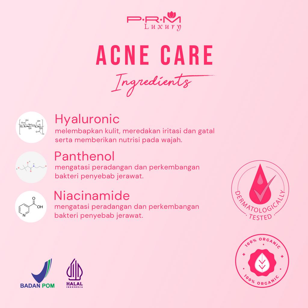 SERUM ACNE CARE PRM LUXURY  20ML/whitening/acne/serum wajah/ serum muka/ jerawat