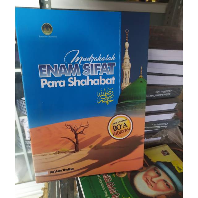 Buku mudzakaroh 6 sifat para sahabat (ukuran besar)