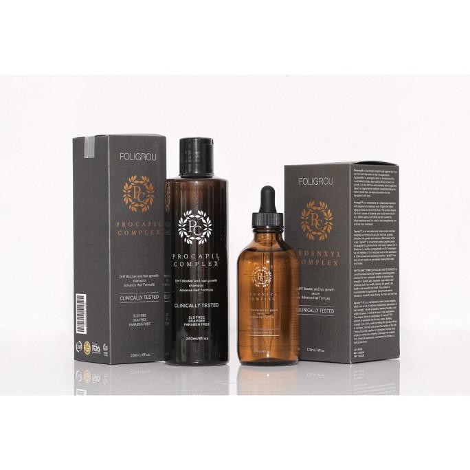 Foligrou Penumbuh Rambut Paket ( Hair Tonic + Shampo ) Kakstefani: