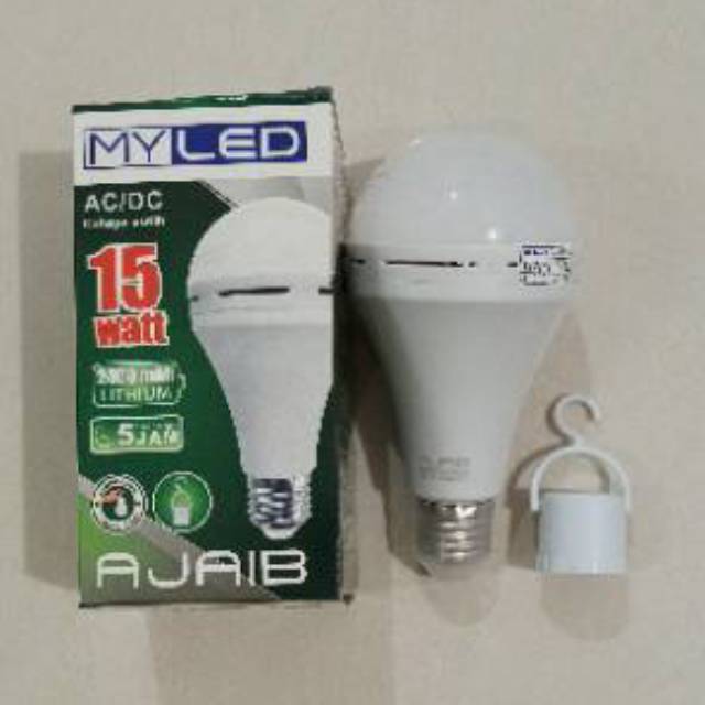 MYLED Lampu LED Emergency AC/DC 15 Watt